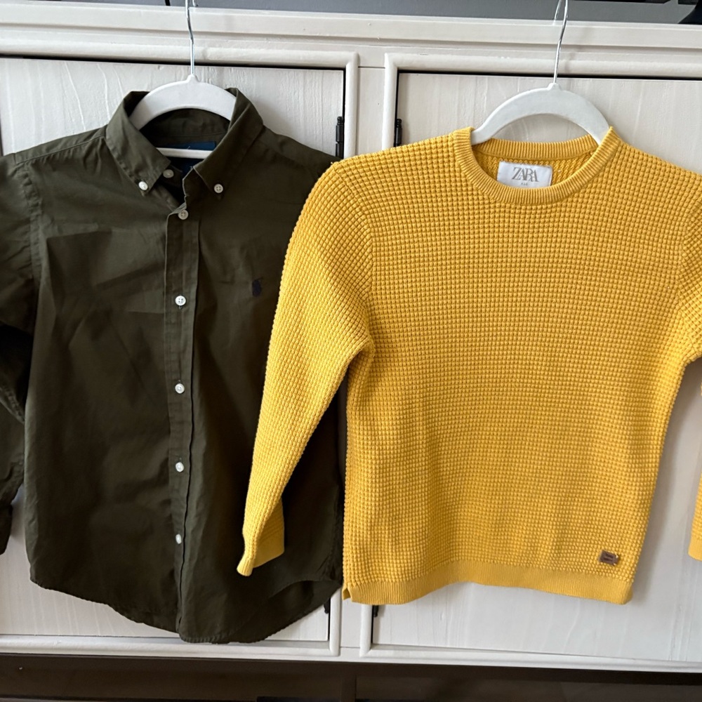 Ralph Lauren Olive Green Cotton Shirt